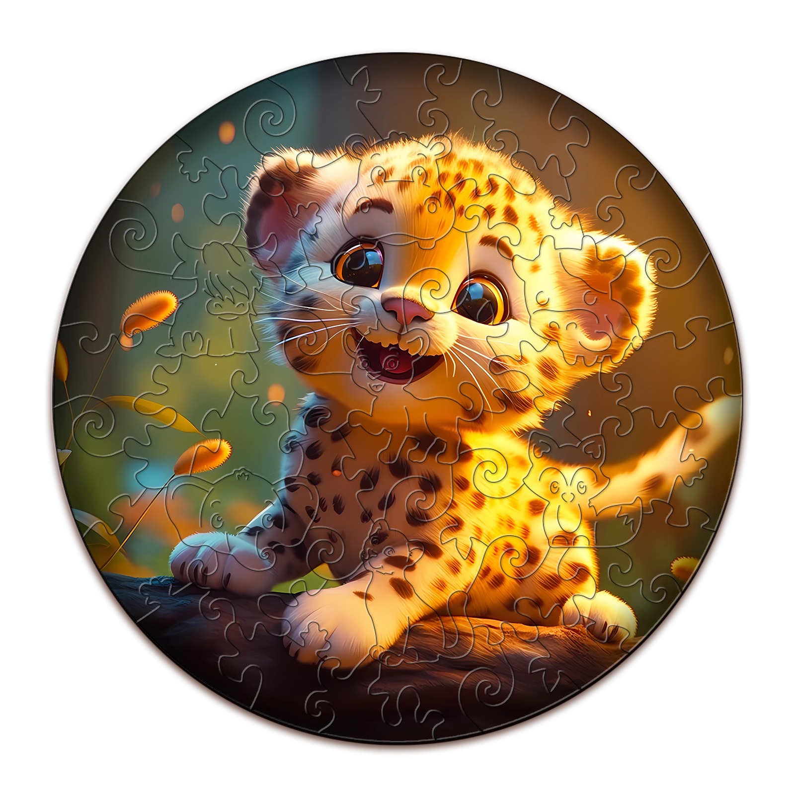 Read more about the article Children Wooden Jigsaw Puzzle-Cute Leopard 66cf10eef34eb