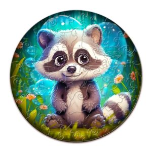 Read more about the article Children Wooden Jigsaw Puzzle-Cute Raccoon 66cf1b81bf7ae