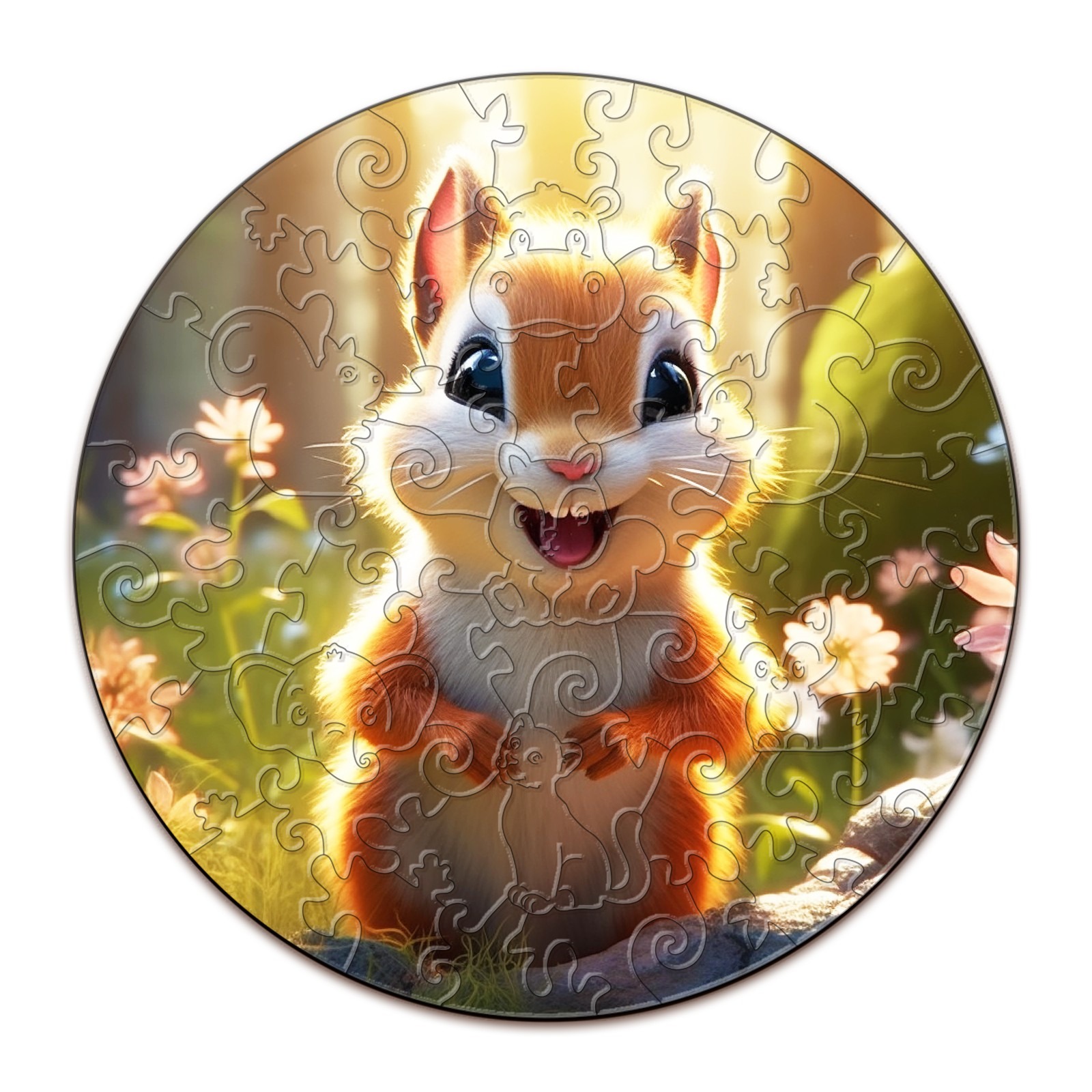 You are currently viewing Children Wooden Jigsaw Puzzle-Cute Squirrel 66d344cf3267d