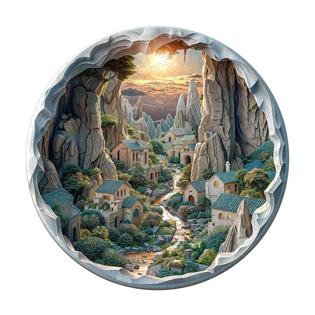 Wooden Jigsaw Puzzle – 3D Vision Inside the Cave 2 66d1550a4da63