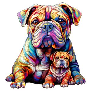 Read more about the article Wooden Jigsaw Puzzle – Bulldog Family 2 66cf45a826d6b