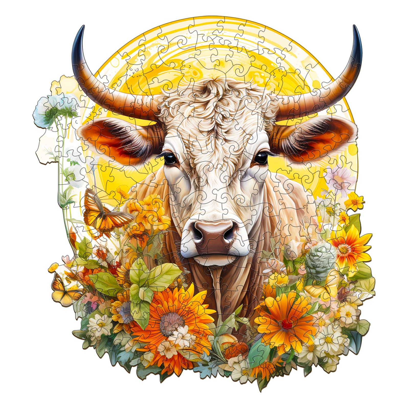 You are currently viewing Wooden Jigsaw Puzzle-Cow and Flower 66d2d0a152eda