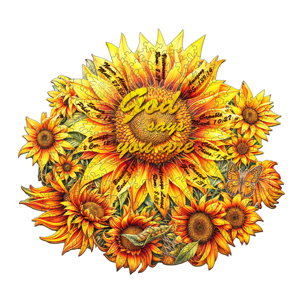 Wooden Jigsaw Puzzle – God’s Sunflower 66d1356b79321