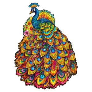 Read more about the article Wooden Jigsaw Puzzle-gorgeous peacock 66d291614d4fd