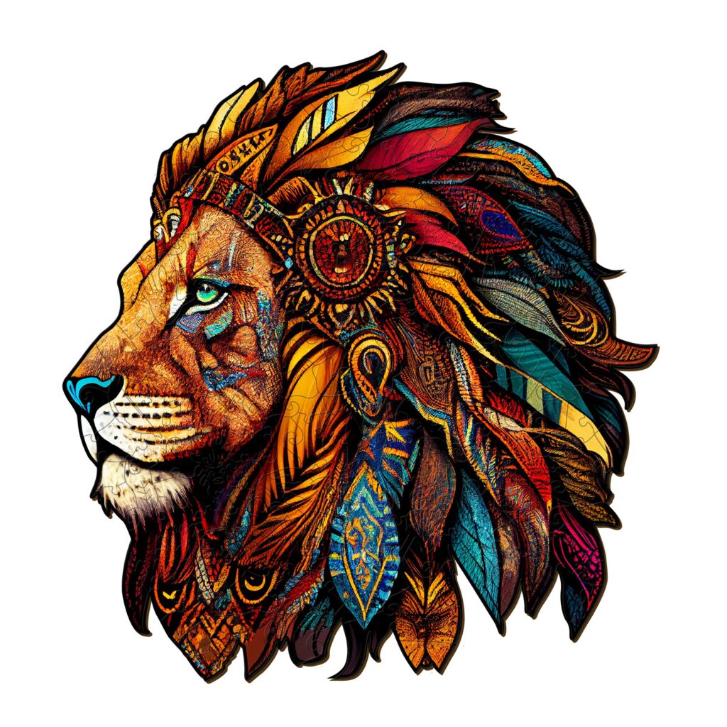 Wooden Jigsaw Puzzle-Lion King 66d0776d6d2d7