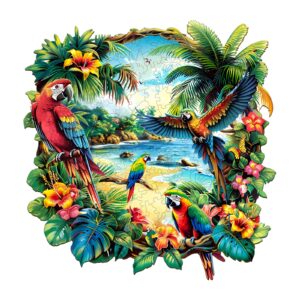 Read more about the article Wooden Jigsaw Puzzle-Tropical Parrot 66d1f33d5f010