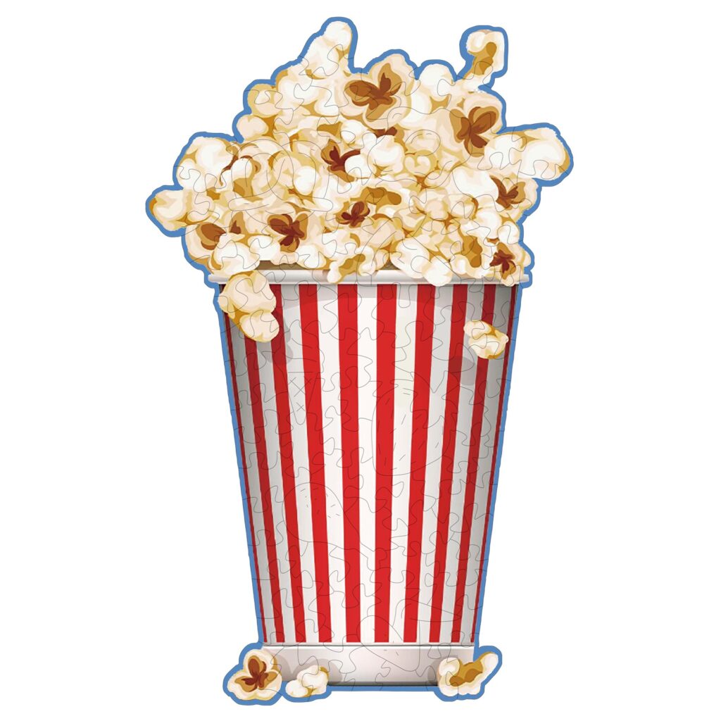 Wooden Jigsaw Puzzle-Popcorn 66d12ab57d3d6