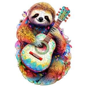 Read more about the article Wooden Jigsaw Puzzle – Sloth with Guitar 66d2f0384254c