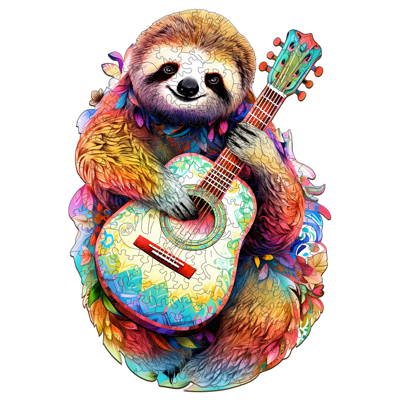 You are currently viewing Wooden Jigsaw Puzzle – Sloth with Guitar 66d2f0384254c