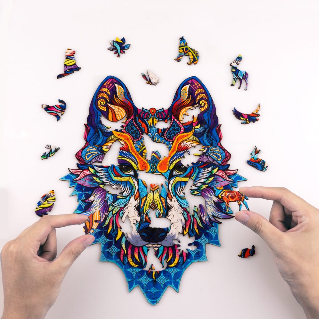 Wolf Wooden Jigsaw Puzzle 66d0774da2f83