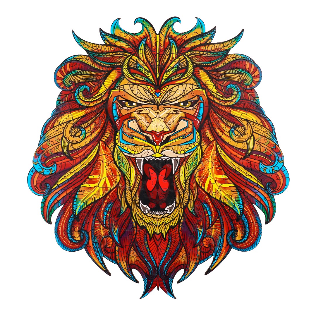 You are currently viewing Wooden Jigsaw Puzzle-STATELY LION 66d359beb4645