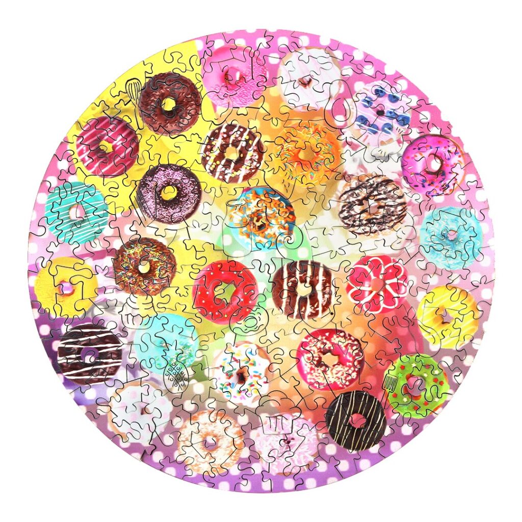 Wooden Jigsaw Puzzle-SWEET DOUGHNUT 66cf7a5a7bea4