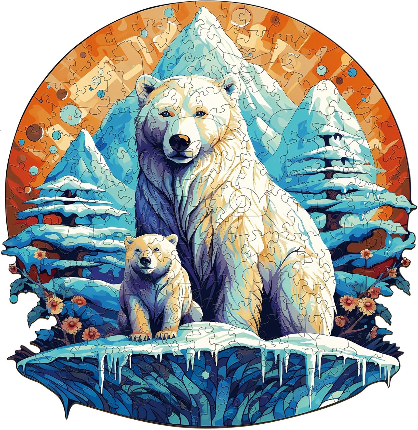 You are currently viewing Polor bear family 2-Wooden Jigsaw Puzzle 66e4a3d6b741c