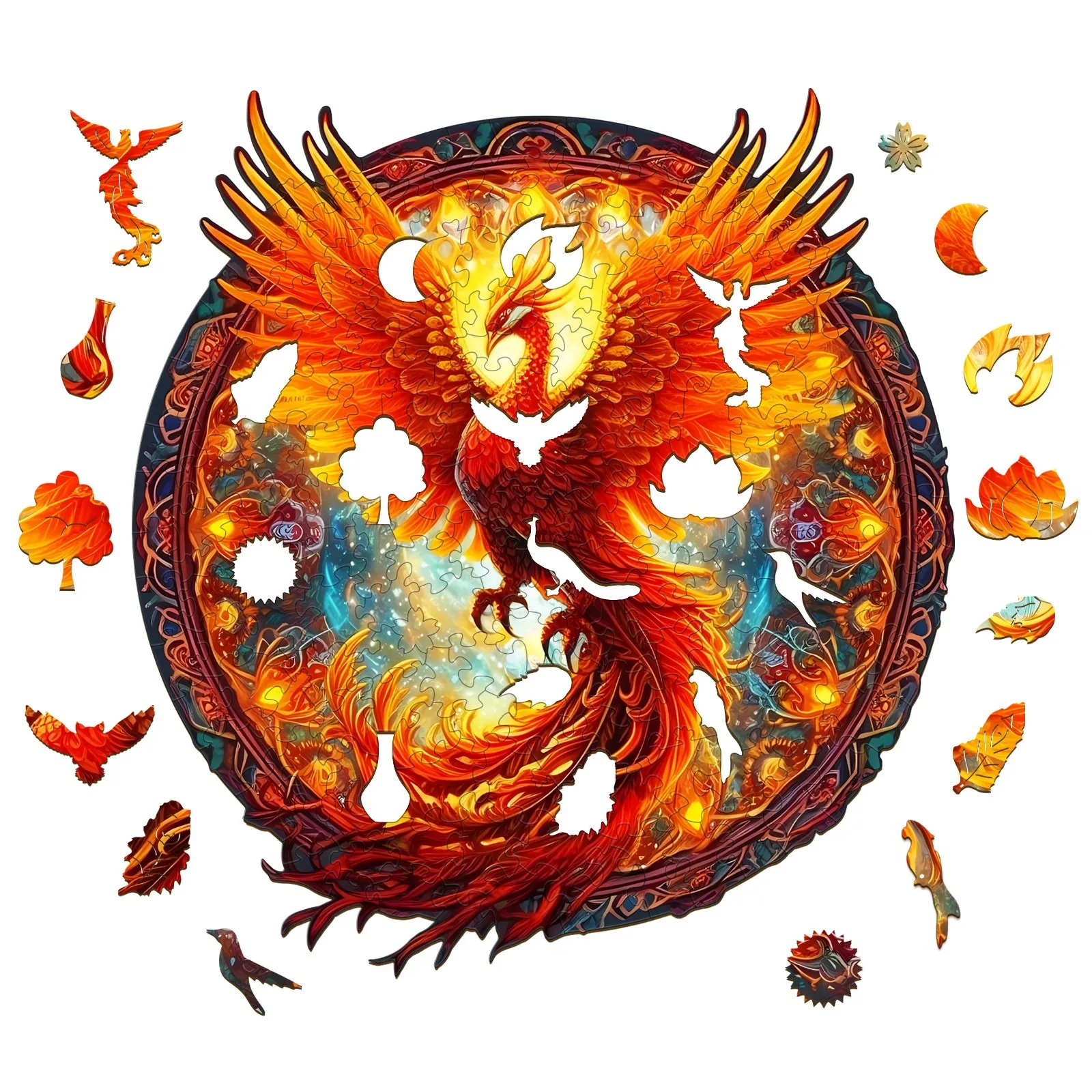 You are currently viewing Unleash the Fiery Majesty: Assembling the Phoenix Wooden Jigsaw Puzzle 66ed3fdc01b5f