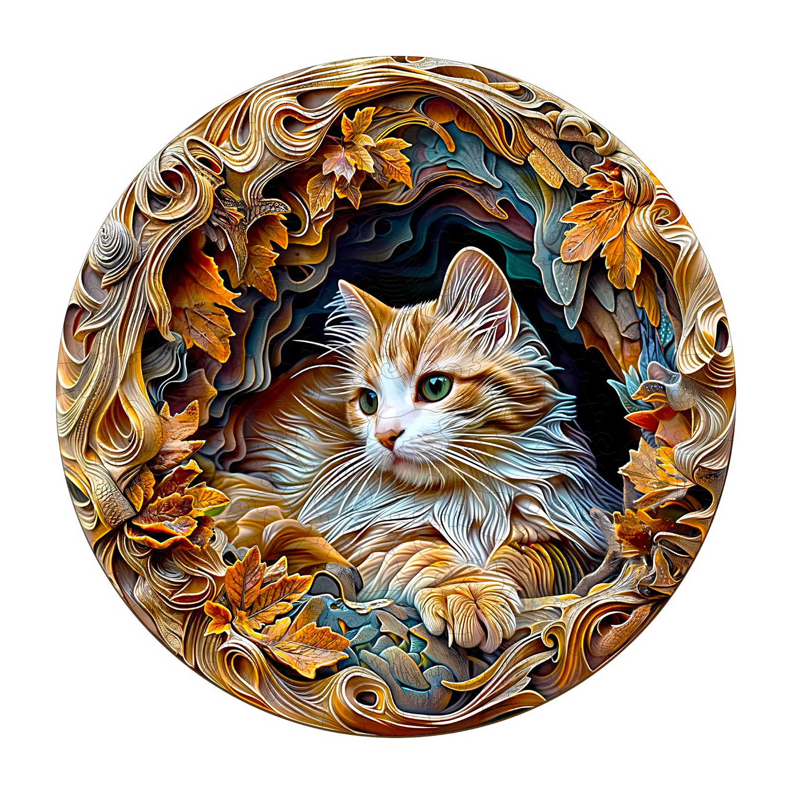 You are currently viewing Wooden Jigsaw Puzzle-3D Cave Cat 66d6f9e3bc926