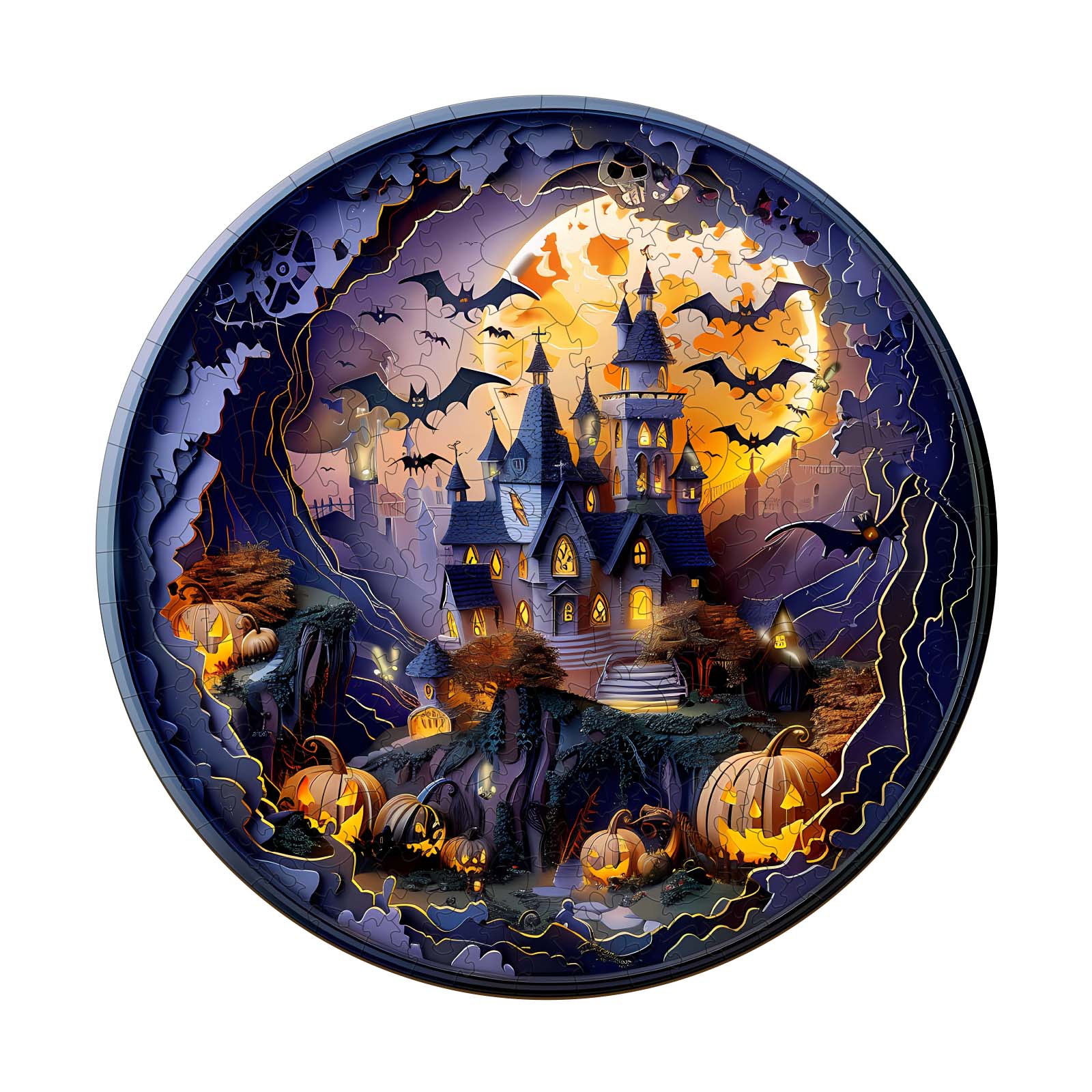 You are currently viewing Wooden Jigsaw Puzzle-3D Halloween Castle 2 66e6545acc115