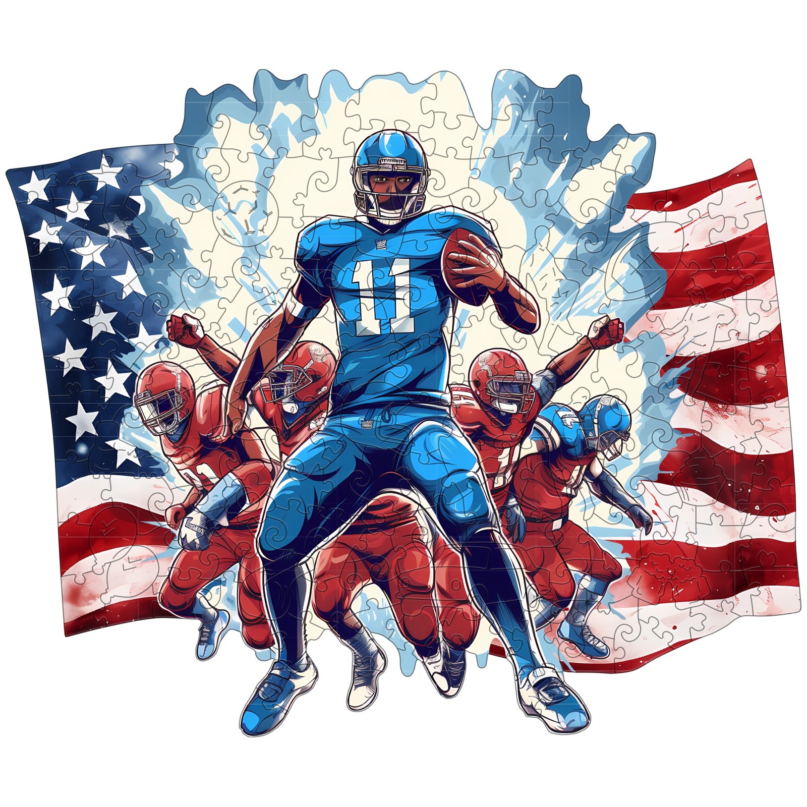 You are currently viewing Wooden Jigsaw Puzzle-American Football 66e2e8f940723