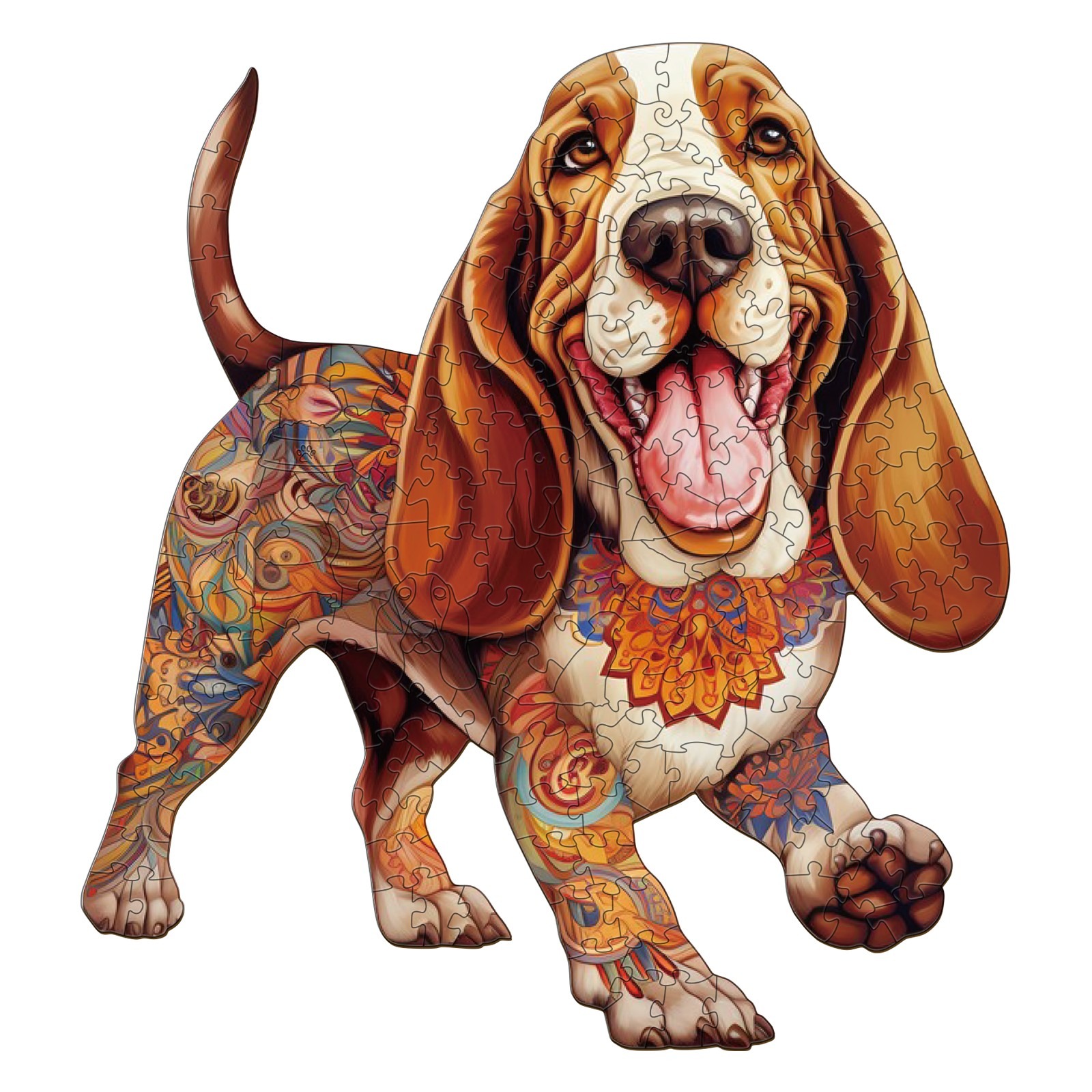 You are currently viewing Wooden Jigsaw Puzzle- basset hound 2 66eec6758c52e