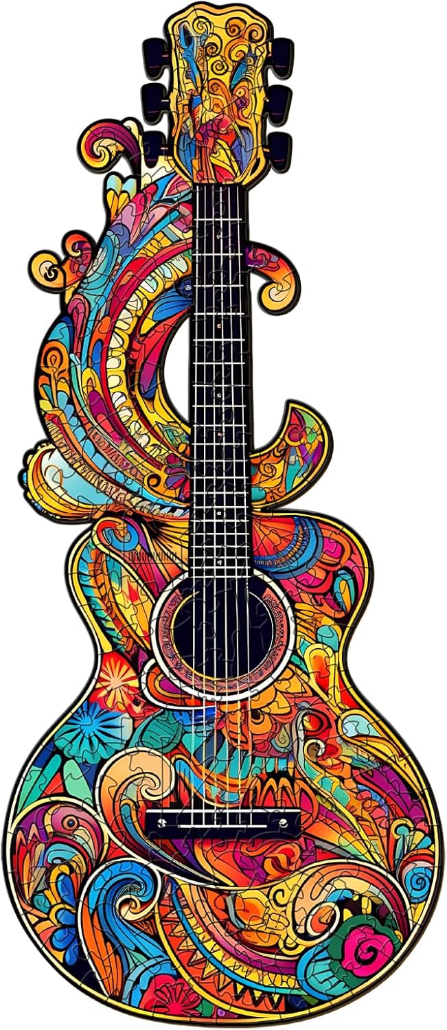 You are currently viewing Wooden Jigsaw Puzzle-beautiful guitar 66e5d5b6adc8b