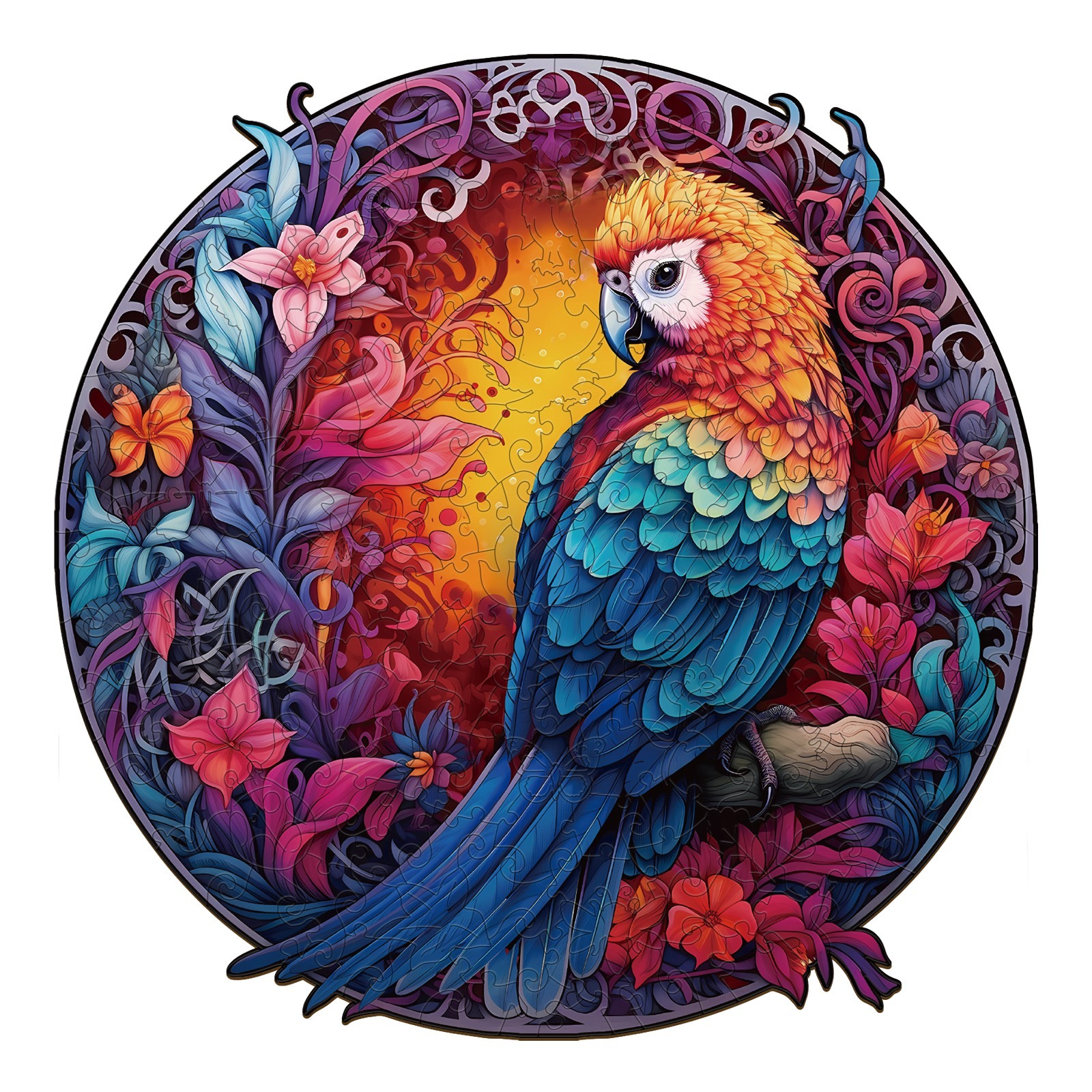 You are currently viewing Wooden Jigsaw Puzzle-Beautiful Parrot 66db696487471