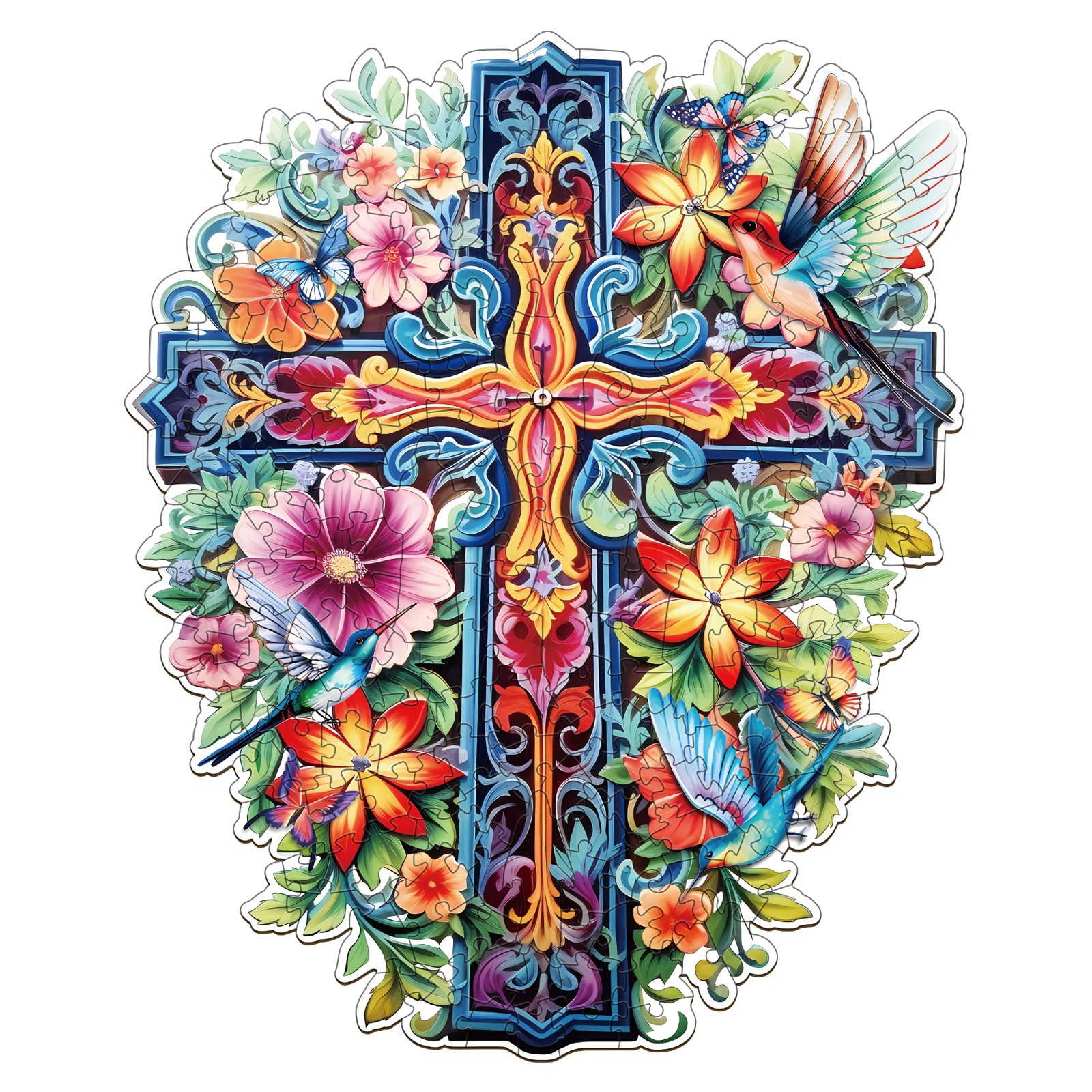 You are currently viewing Wooden Jigsaw Puzzle-Blessing Cross-2 66dc8627abc1c