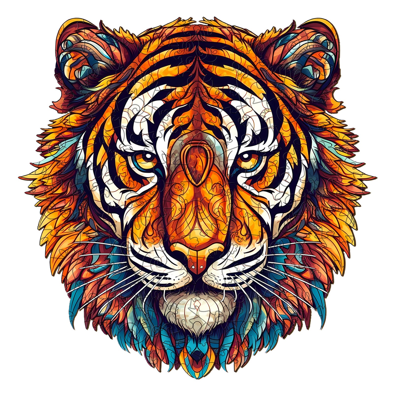 You are currently viewing Wooden Jigsaw Puzzle-Brave Tiger 66e48ec380bc4