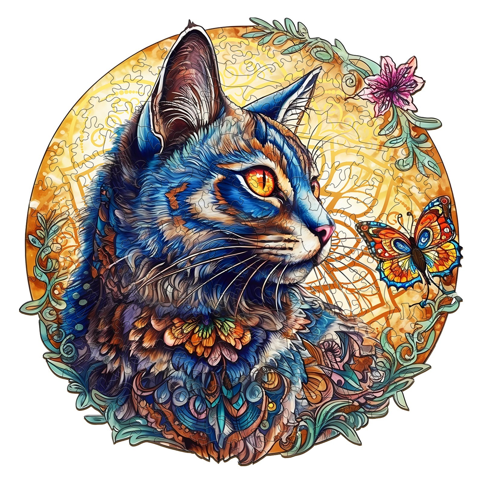 You are currently viewing Wooden Jigsaw Puzzle-Cat and Butterfly 66e9bfa83c14b