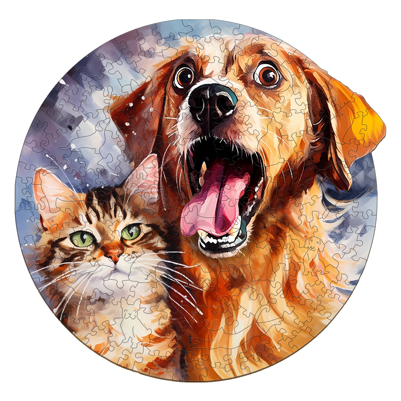 You are currently viewing Wooden Jigsaw Puzzle – Cat and Dog 66d9845a91690