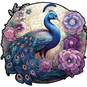 Read more about the article Wooden Jigsaw Puzzle-Charming Peacock 66eedbbdabfa9