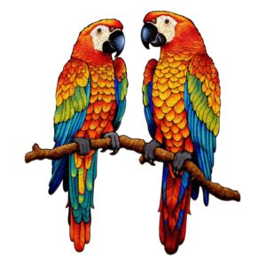 Read more about the article Wooden Jigsaw Puzzle- Chatting Parrots 66e44fb222430