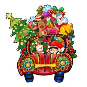 Read more about the article Wooden Jigsaw Puzzle-CHRISTMAS CAR 66d8db94c1e91