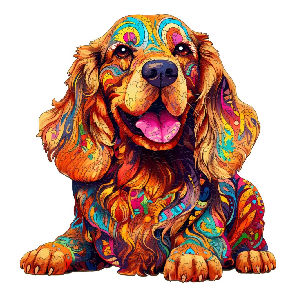 Wooden Jigsaw Puzzle- Cocker Spaniel 66dbe7ece004b