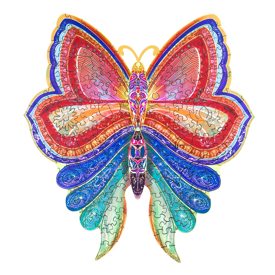 You are currently viewing Wooden Jigsaw Puzzle-COLORFUL BUTTERFLIES 66dcb0786ae1d