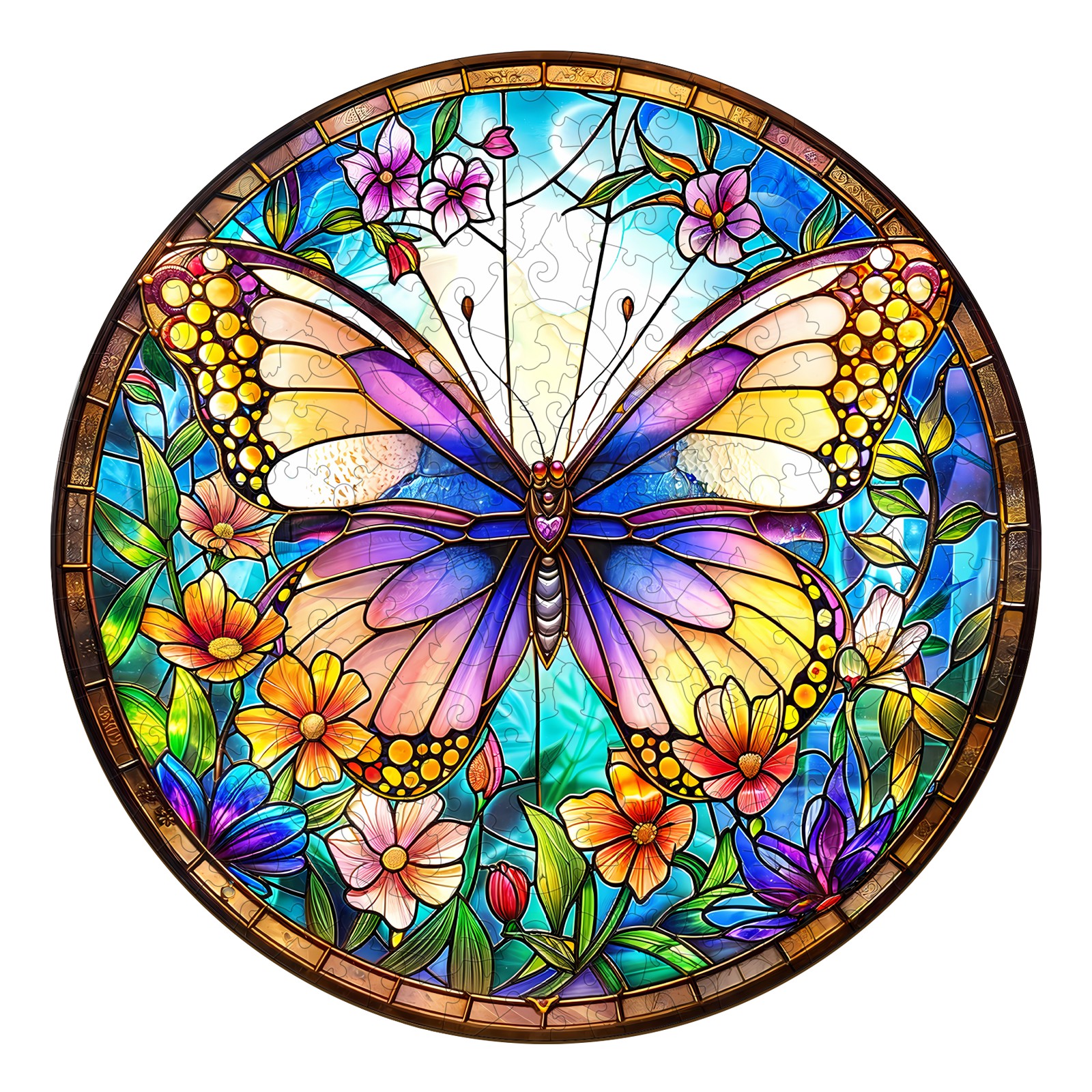 You are currently viewing Wooden Jigsaw Puzzle – Colorful Butterfly 66d847ed04a81