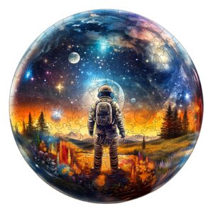 Read more about the article Wooden Jigsaw Puzzle -Crystal Ball Astronaut 66e3b170a310a