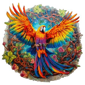 Read more about the article Wooden Jigsaw Puzzle-Curious Parrot 66ef79b57f44c