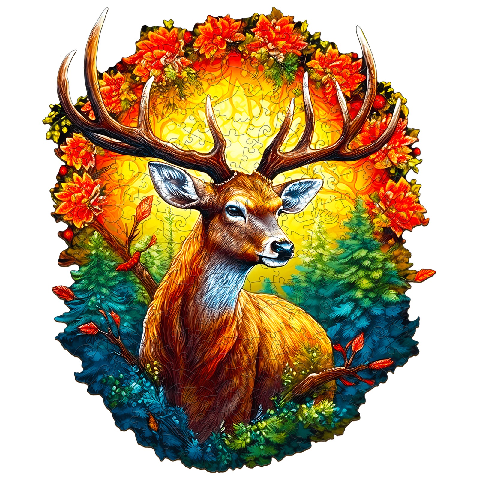 You are currently viewing Wooden Jigsaw Puzzle-Deer of Life-2 66d6ef633c568