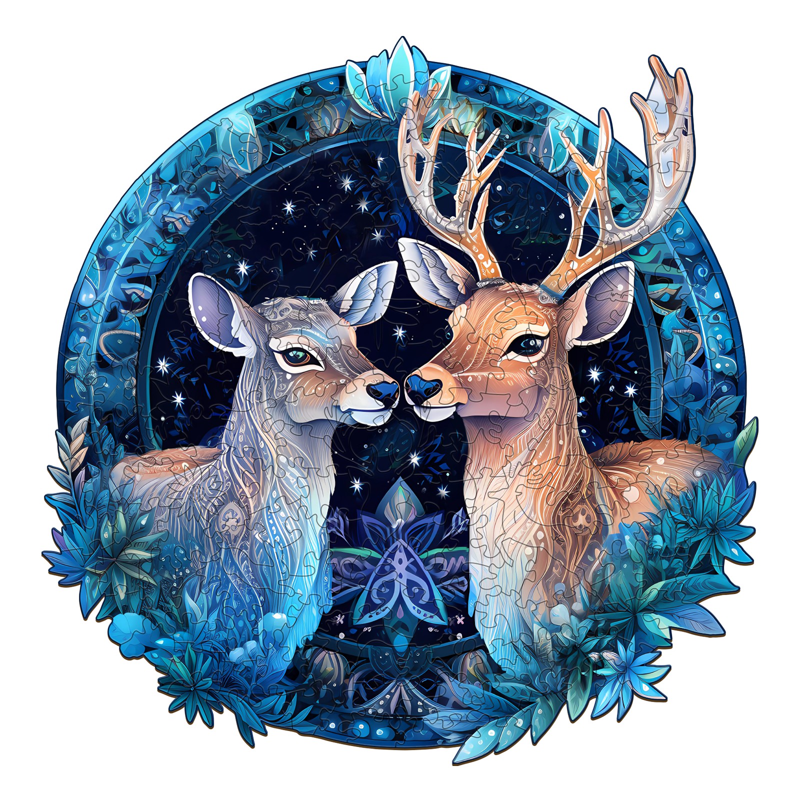 You are currently viewing Wooden Jigsaw Puzzle – Deer Patron Saint 66d8f0ac4ade4