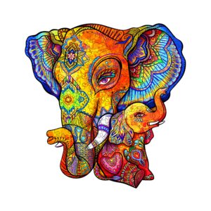 Read more about the article Wooden Jigsaw Puzzle-Elephant Puzzle Maternal Love 66d964b1ded49