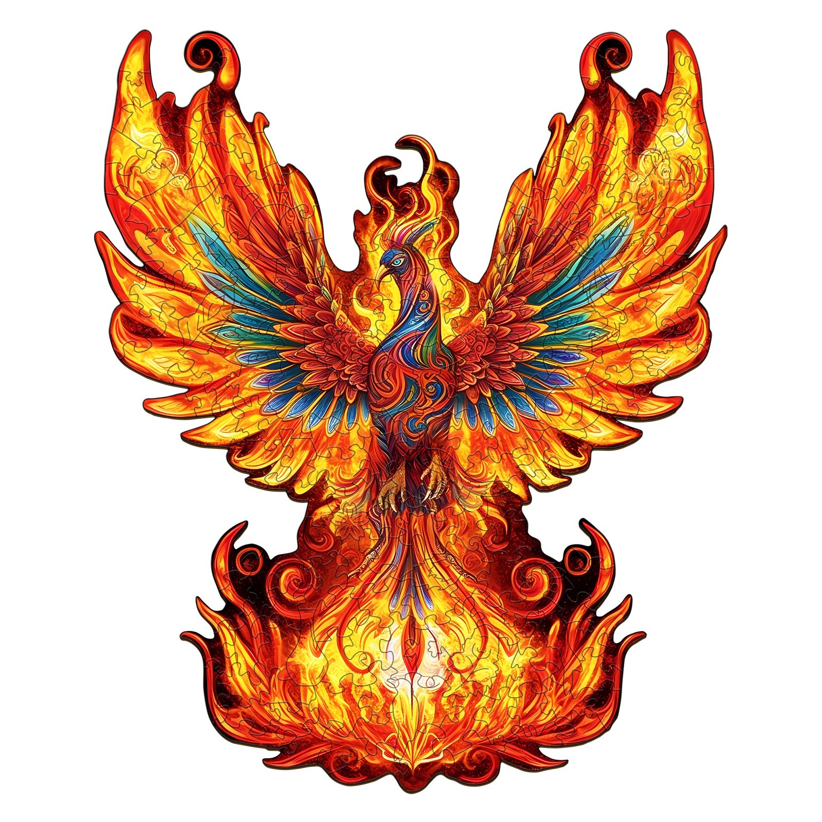 You are currently viewing Wooden Jigsaw Puzzle-Flame-born Phoenix 66e33d4cd1b0d