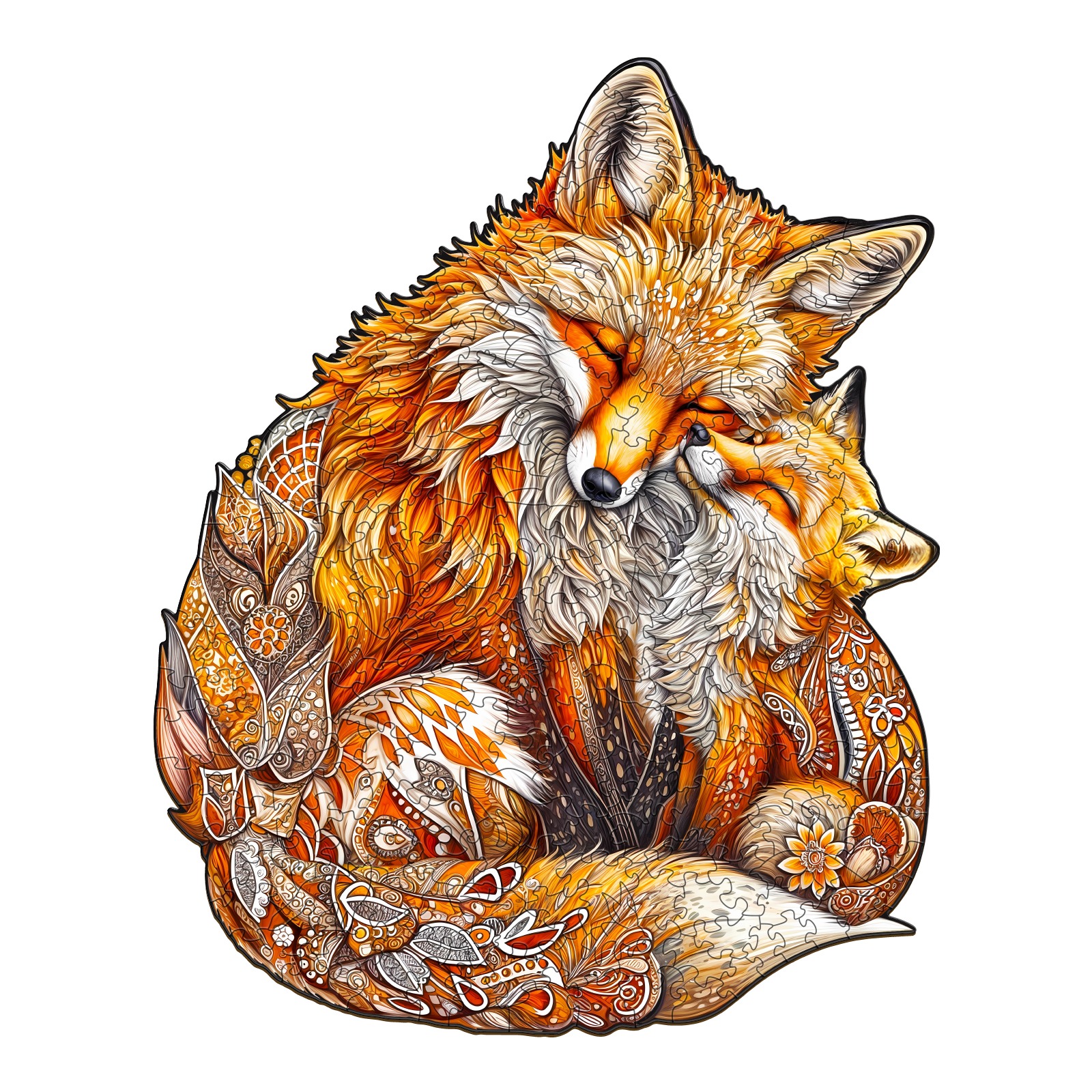 You are currently viewing Wooden Jigsaw Puzzle-Fox Family 66e7cffd17eab