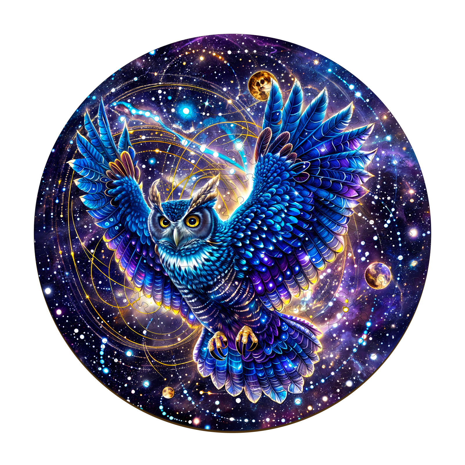 You are currently viewing Wooden Jigsaw Puzzle-Galaxy Owl 66ea48c53f925