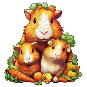 Read more about the article Wooden Jigsaw Puzzle-Guinea Pig Family 66ead2058e056