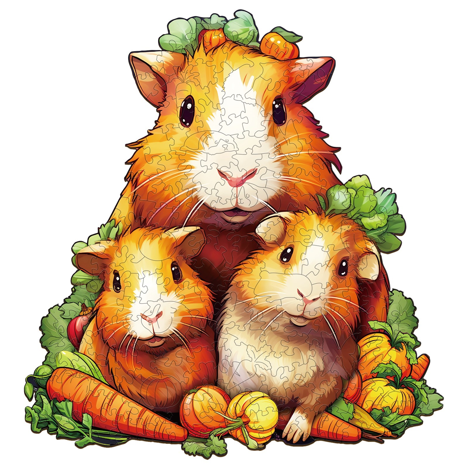 You are currently viewing Wooden Jigsaw Puzzle-Guinea Pig Family 66ead2058e056