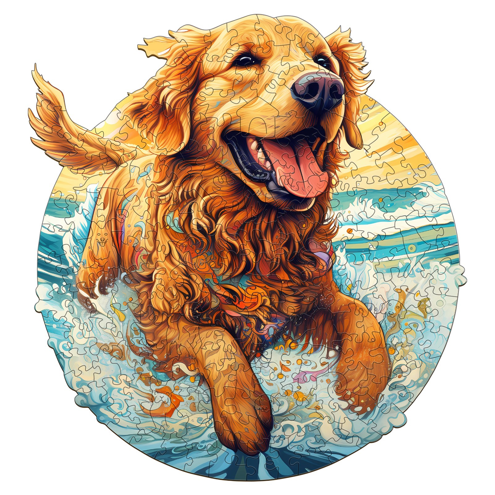 You are currently viewing Wooden Jigsaw Puzzle-Happy Golden Retriever 66e863a81b89c