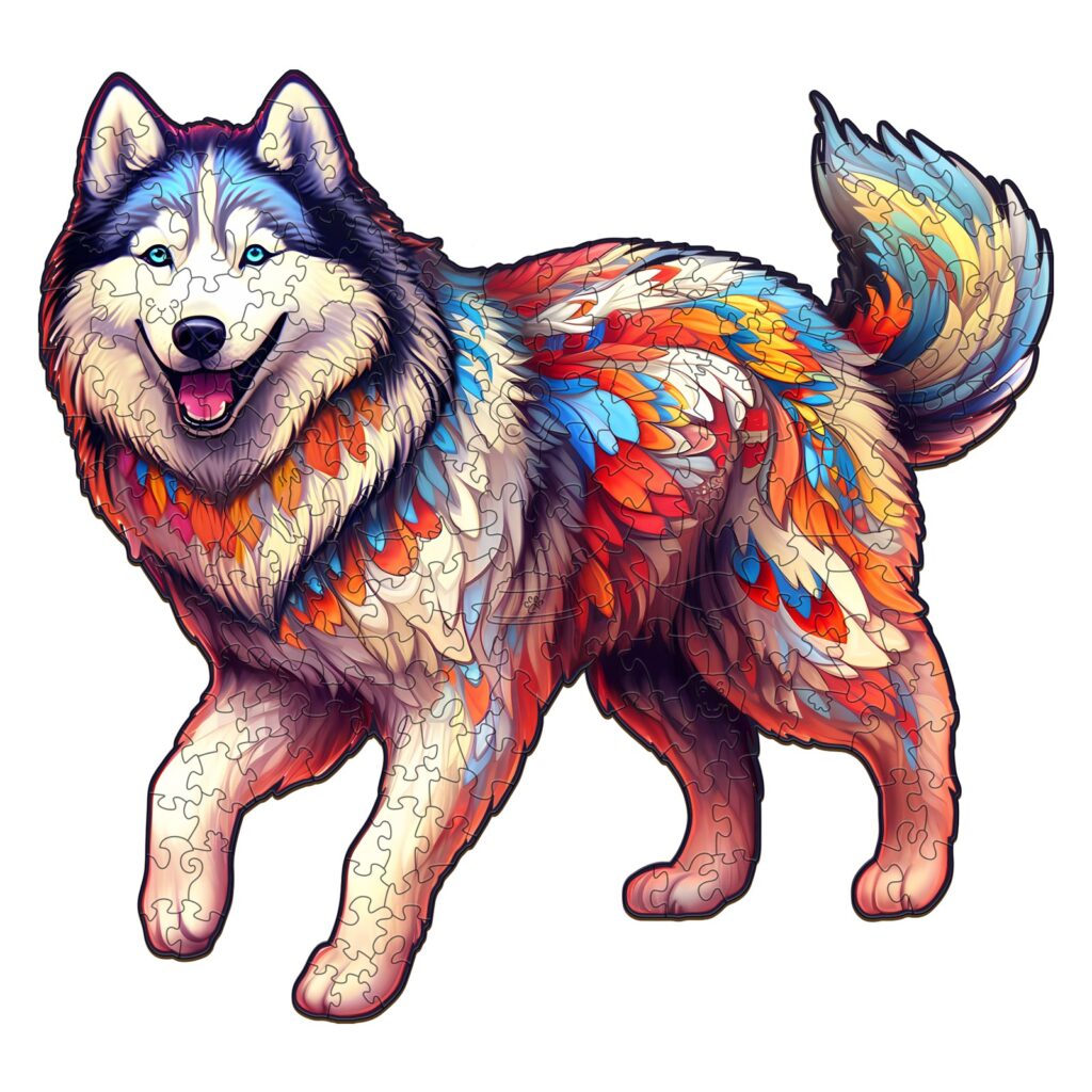 Wooden Jigsaw Puzzle – Husky Dog 66dbfd0fd825c