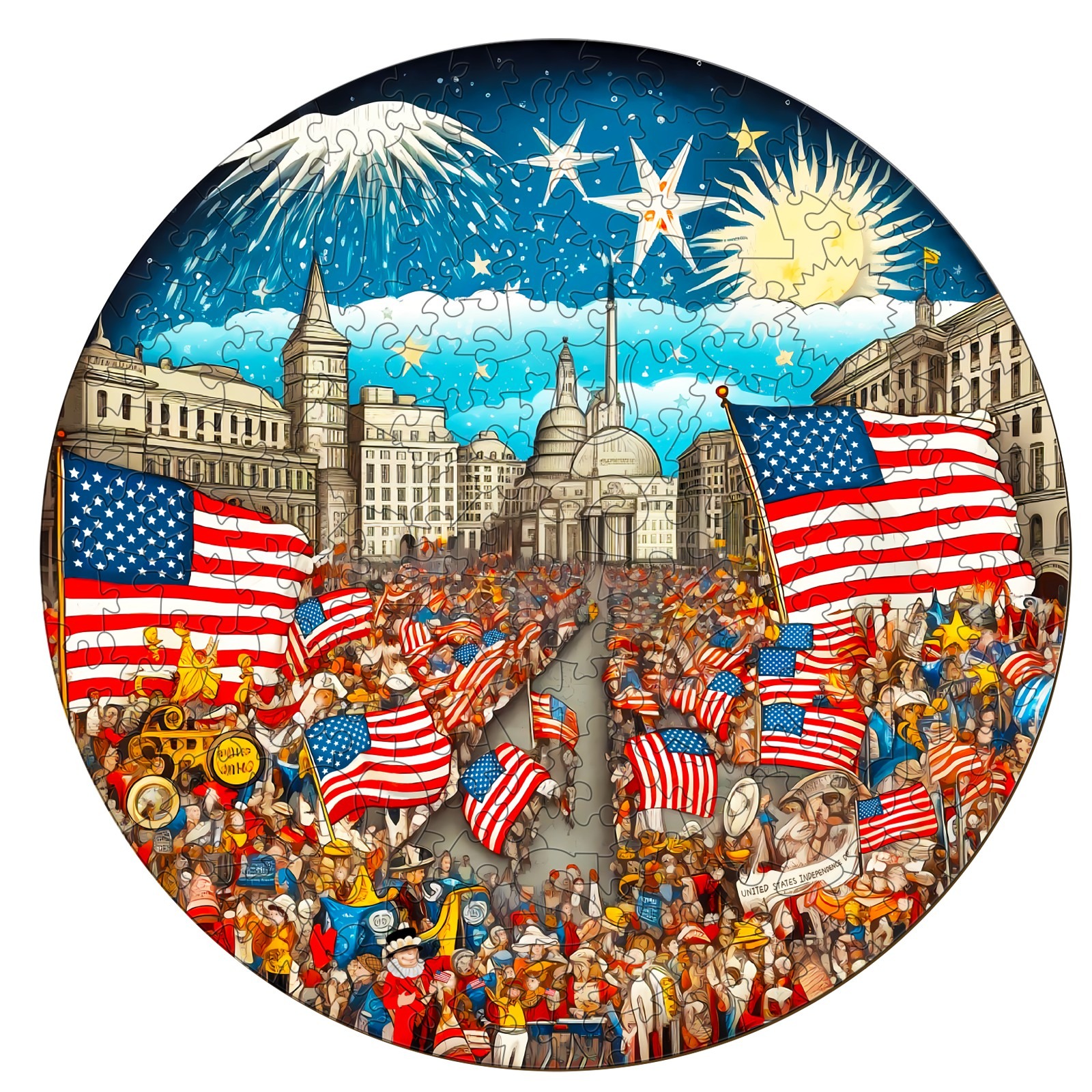 You are currently viewing Wooden Jigsaw Puzzle-Independence Day Carnival 66eabcdc821c7