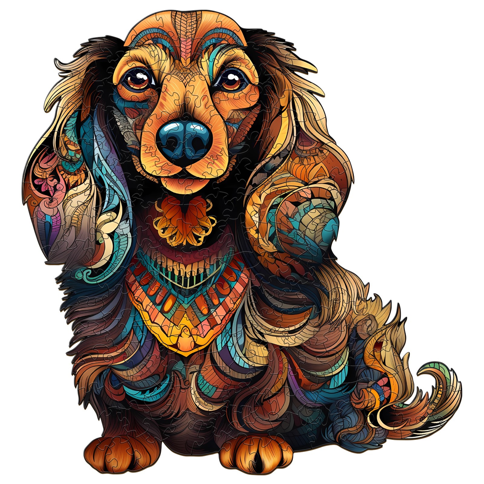 You are currently viewing Wooden Jigsaw Puzzle- long-haired dachshund-3 66ee5cefa8426