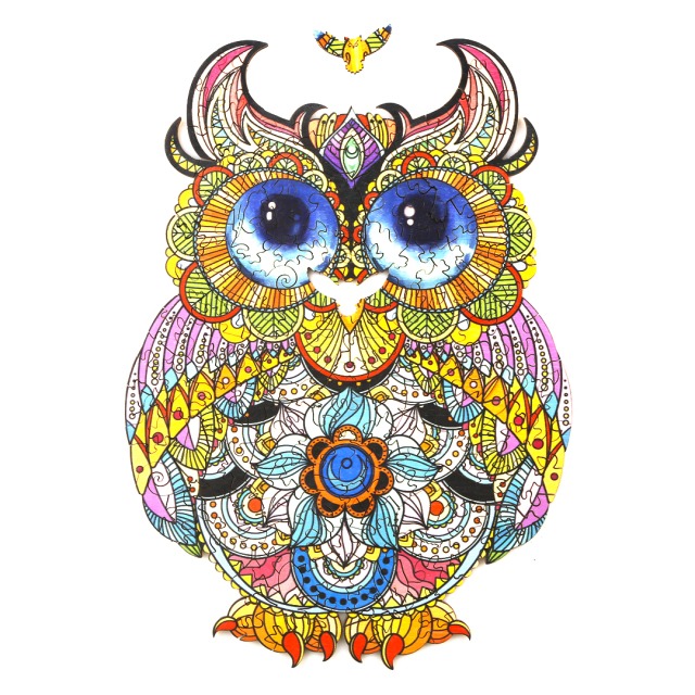 You are currently viewing Wooden Jigsaw Puzzle-LOVELY OWL 66e3d1035f605