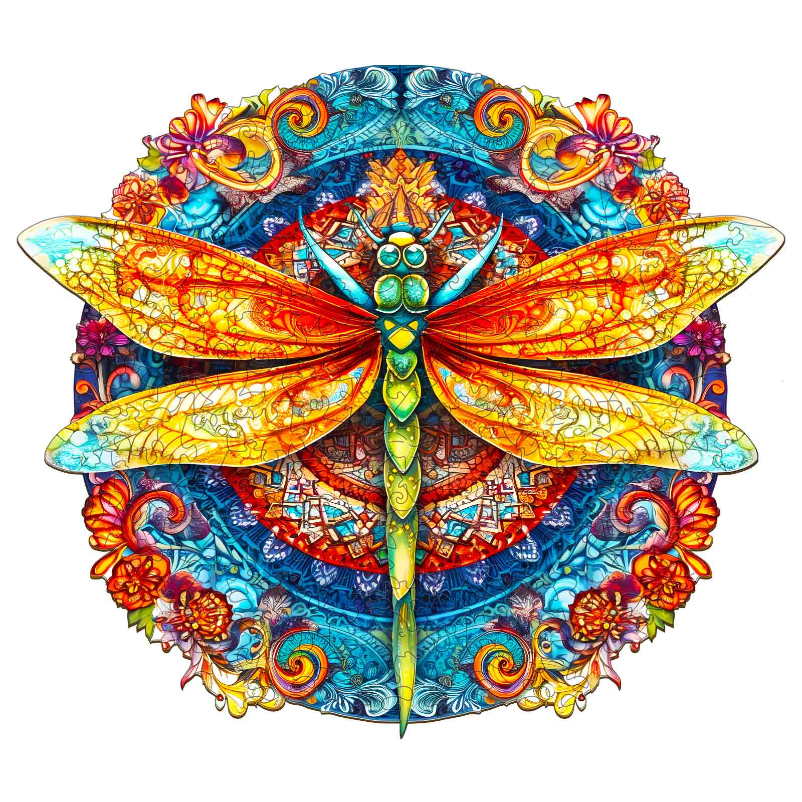 You are currently viewing Wooden Jigsaw Puzzle-MANDALA DRAGONFLY 66e0854292ee3